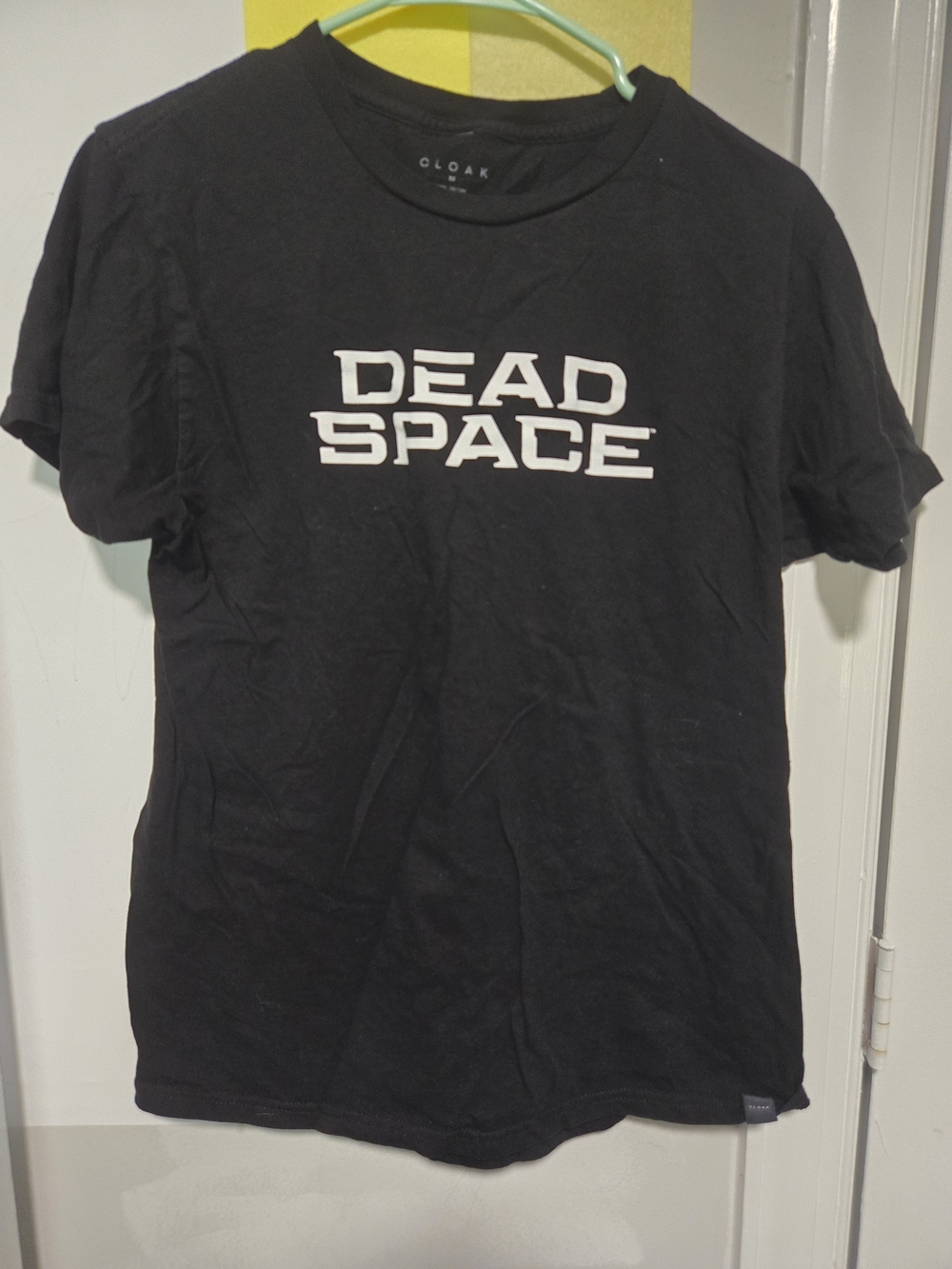 CLOAK Black Dead Space Logo Tee Glow in The Dark
